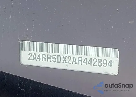 2010 Chrysler Town & Country Touring из США, поврежденный, VIN 2A4RR5DX2AR442894